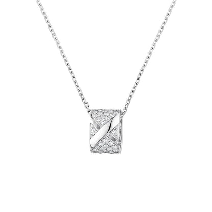 [Regal Jewels]LIENS EVIDENCE DIAMOND PAVED NECKLACE