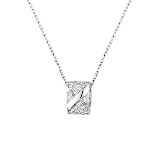 [Regal Jewels]LIENS EVIDENCE DIAMOND PAVED NECKLACE