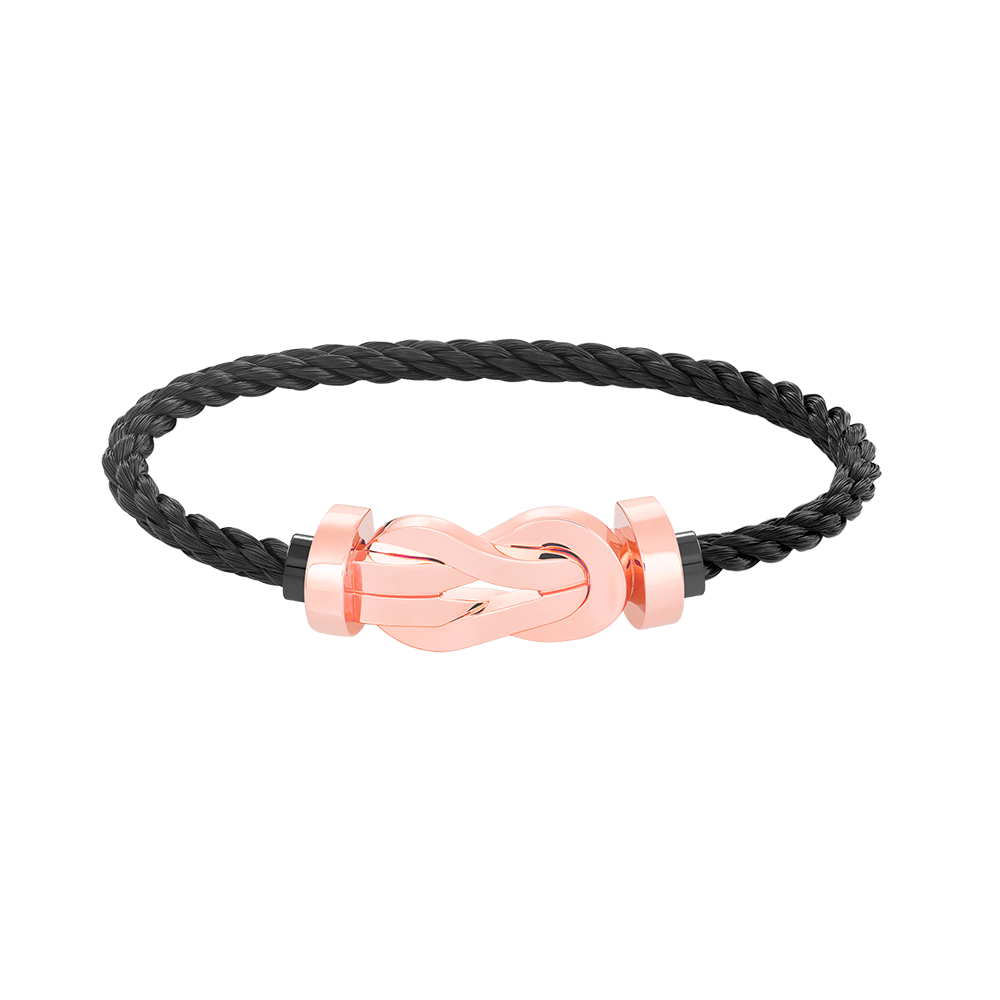[Regal Jewels]CHANCE LARGE 8 FIGURE BUCKLE NO DIAMOND BRACELET ROSE GOLD