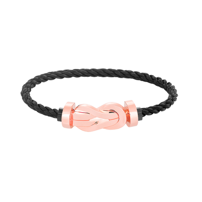 [Regal Jewels]CHANCE LARGE 8 FIGURE BUCKLE NO DIAMOND BRACELET ROSE GOLD