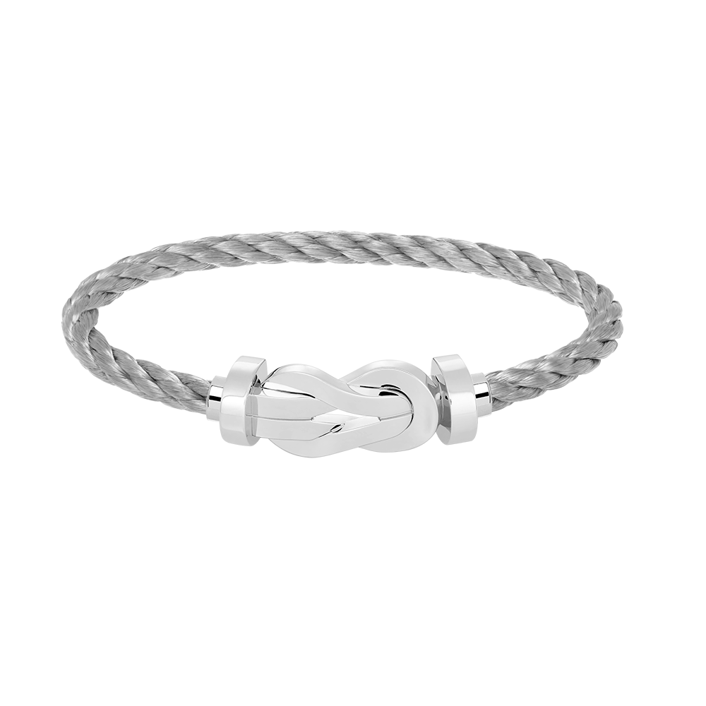 [Regal Jewels]CHANCE LARGE 8 FIGURE BUCKLE NO DIAMOND BRACELET SILVER