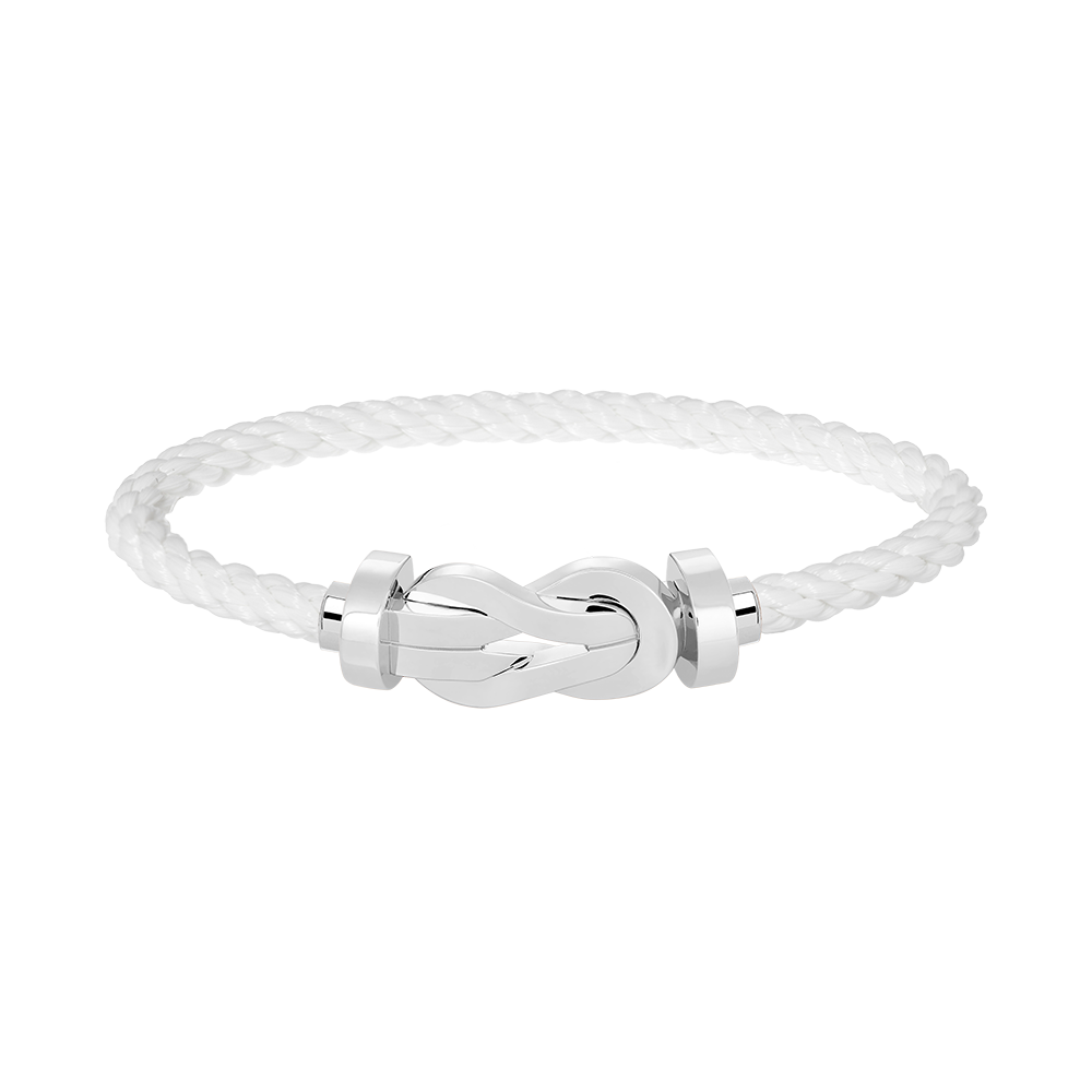 [Regal Jewels]CHANCE LARGE 8 FIGURE BUCKLE NO DIAMOND BRACELET SILVER