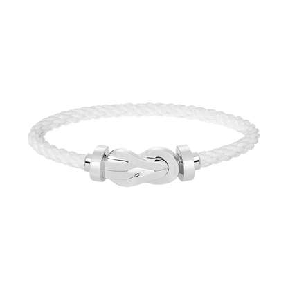 [Regal Jewels]CHANCE LARGE 8 FIGURE BUCKLE NO DIAMOND BRACELET SILVER