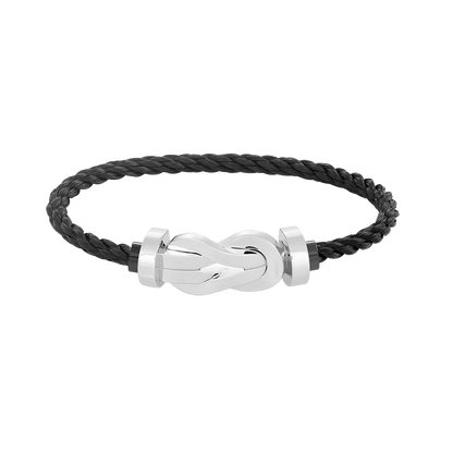 [Regal Jewels]CHANCE LARGE 8 FIGURE BUCKLE NO DIAMOND BRACELET SILVER