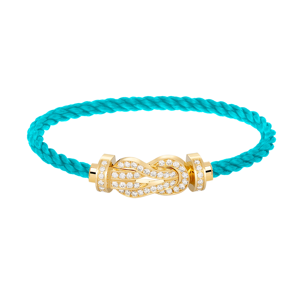 [Regal Jewels]CHANCE LARGE 8 FIGURE BUCKLE FULLDIAMOND BRACELET GOLD