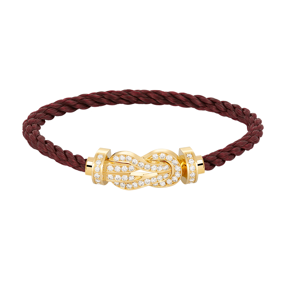 [Regal Jewels]CHANCE LARGE 8 FIGURE BUCKLE FULLDIAMOND BRACELET GOLD