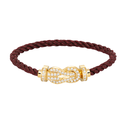 [Regal Jewels]CHANCE LARGE 8 FIGURE BUCKLE FULLDIAMOND BRACELET GOLD