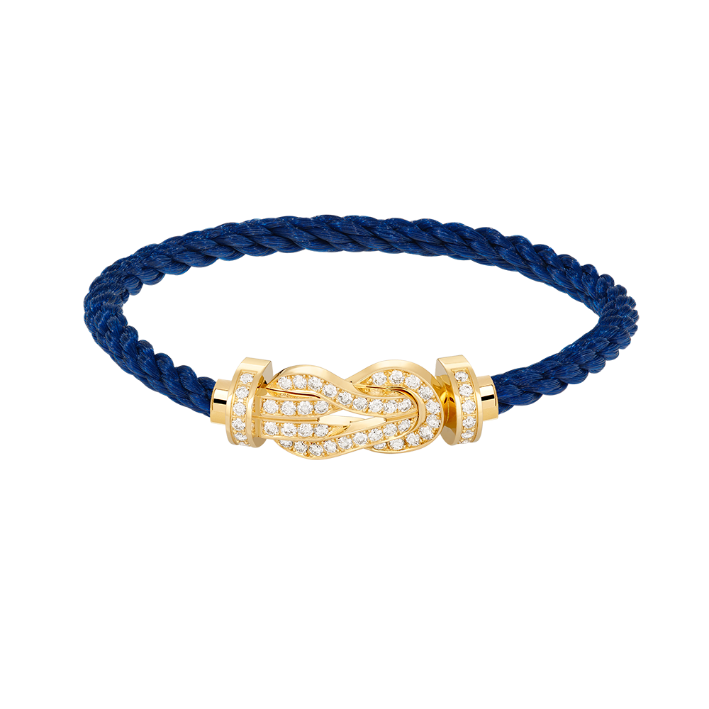 [Regal Jewels]CHANCE LARGE 8 FIGURE BUCKLE FULLDIAMOND BRACELET GOLD