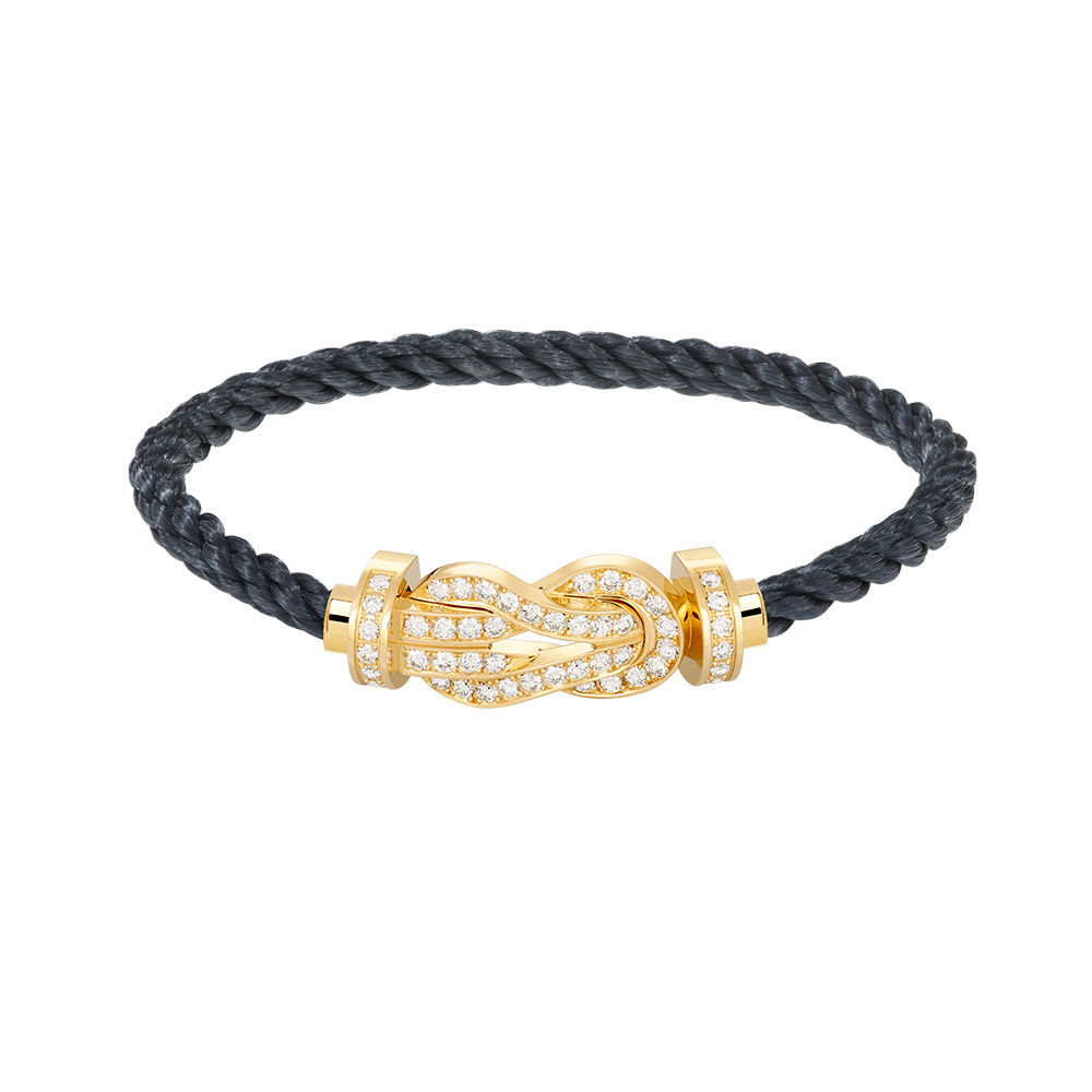 [Regal Jewels]CHANCE LARGE 8 FIGURE BUCKLE FULLDIAMOND BRACELET GOLD