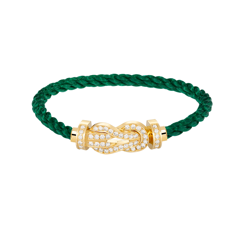 [Regal Jewels]CHANCE LARGE 8 FIGURE BUCKLE FULLDIAMOND BRACELET GOLD