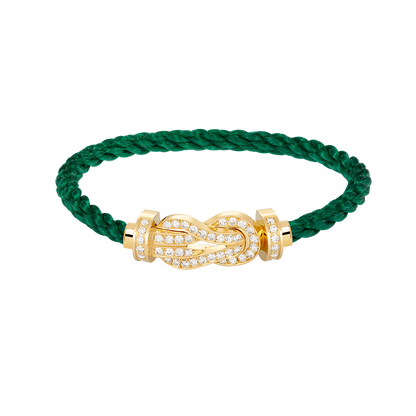[Regal Jewels]CHANCE LARGE 8 FIGURE BUCKLE FULLDIAMOND BRACELET GOLD