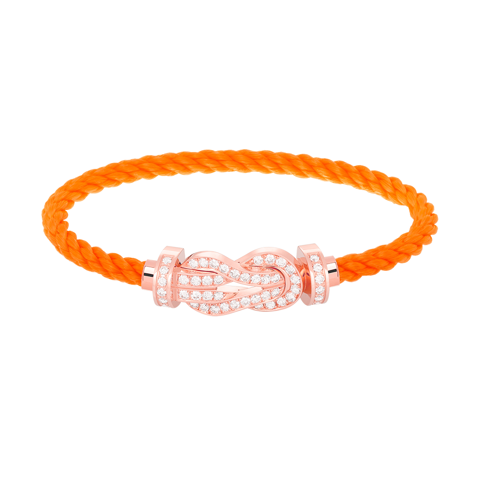 [Regal Jewels]CHANCE LARGE 8 FIGURE BUCKLE FULL DIAMOND BRACELET ROSE GOLD
