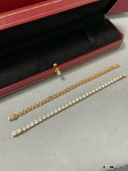 [Regal Jewels TENNIS BRACELET WITH FULL DIAMOND SETTING