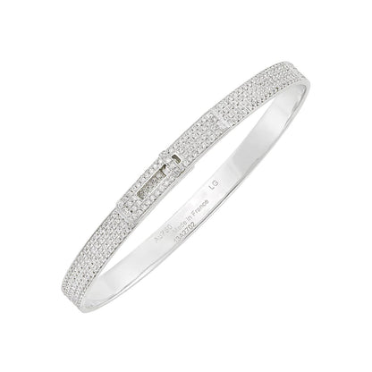 [Regal Jewels]HM KELLY BRACELET IN SILVER AND FULL PAVE DIAMOND