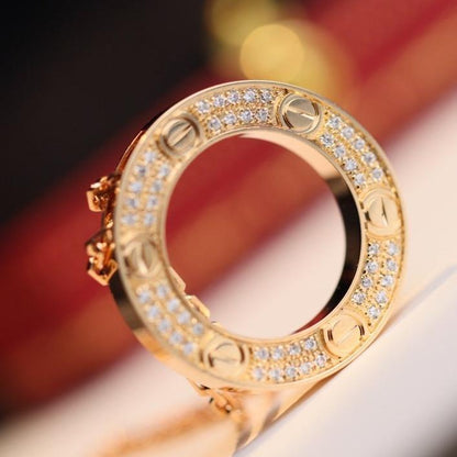 [Regal Jewels]LOVE NECKLACE ADJUSTABLE ROSE GOLD