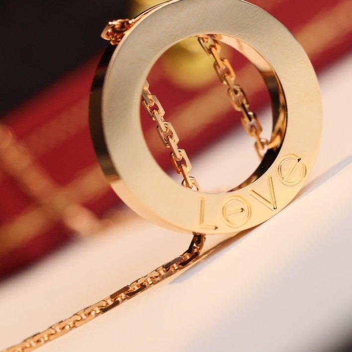 [Regal Jewels]LOVE NECKLACE ADJUSTABLE ROSE GOLD
