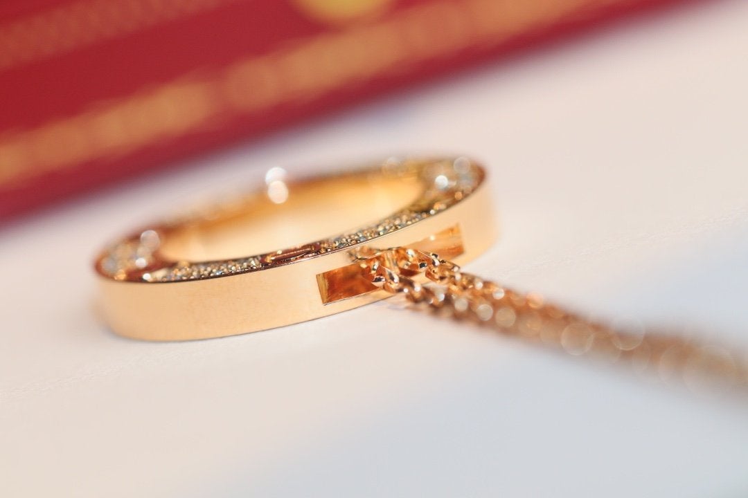 [Regal Jewels]LOVE NECKLACE ADJUSTABLE ROSE GOLD