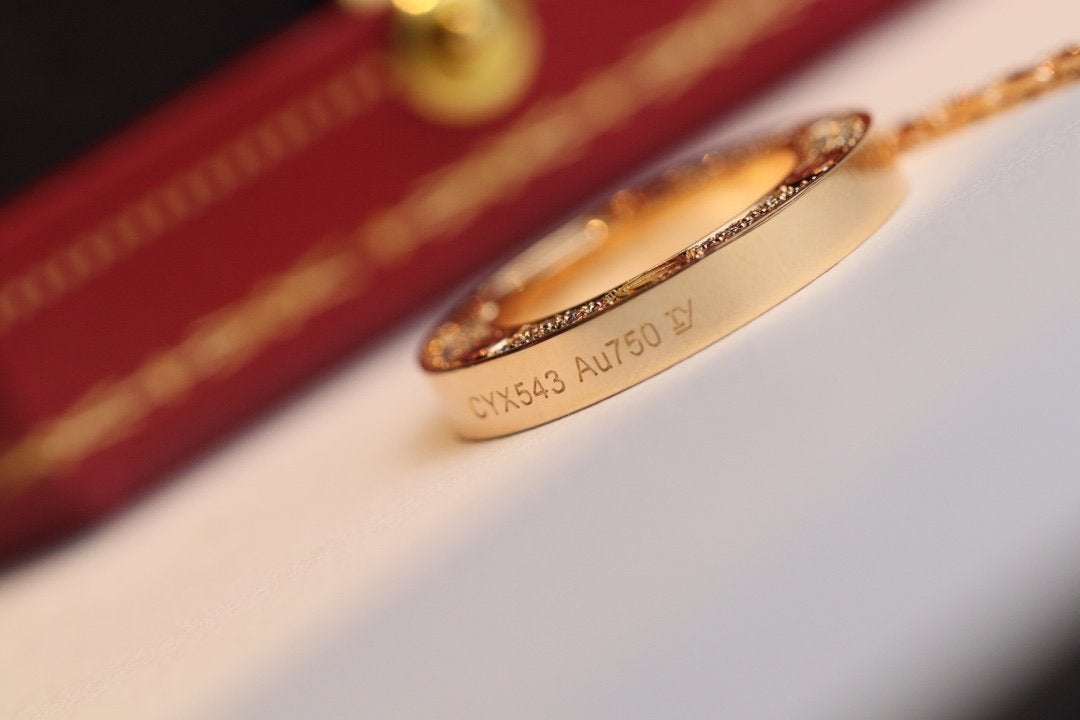 [Regal Jewels]LOVE NECKLACE ADJUSTABLE ROSE GOLD