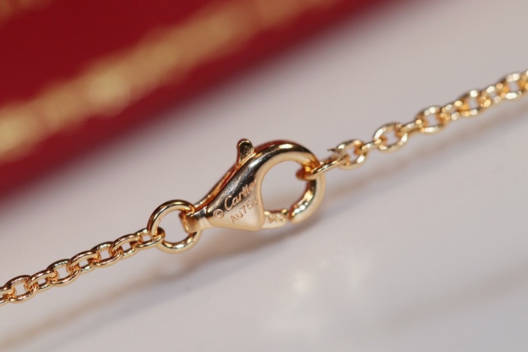[Regal Jewels]LOVE NECKLACE PINK GOLD AND SILVER
