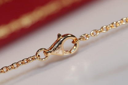 [Regal Jewels]LOVE NECKLACE PINK GOLD AND SILVER