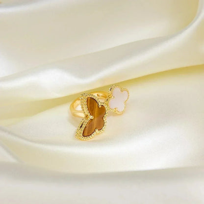 [Regal Jewels]LUCKY BETWEEN THE FINGER RING