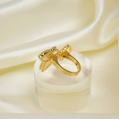 [Regal Jewels]LUCKY BETWEEN THE FINGER RING