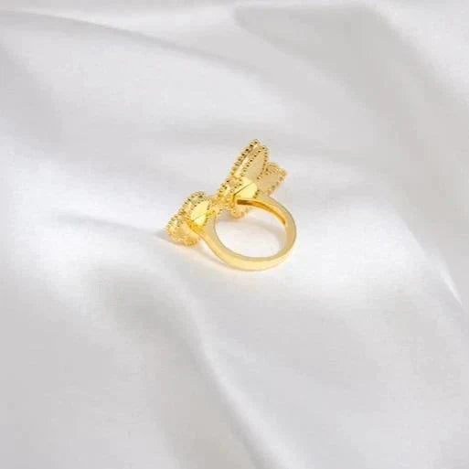 [Regal Jewels]LUCKY BETWEEN THE FINGER RING