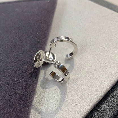 [Regal Jewels]LOVE EARRINGS 2.65MM SILVER
