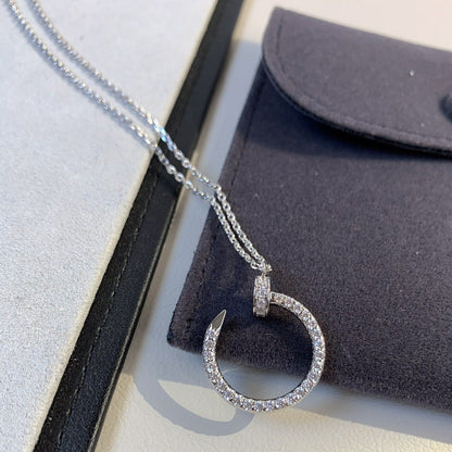 [Regal Jewels]JUSTE NECKLACE SILVER DIAMONDS