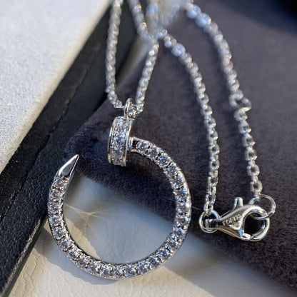 [Regal Jewels]JUSTE NECKLACE SILVER DIAMONDS
