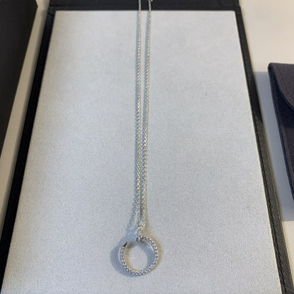 [Regal Jewels]JUSTE NECKLACE SILVER DIAMONDS