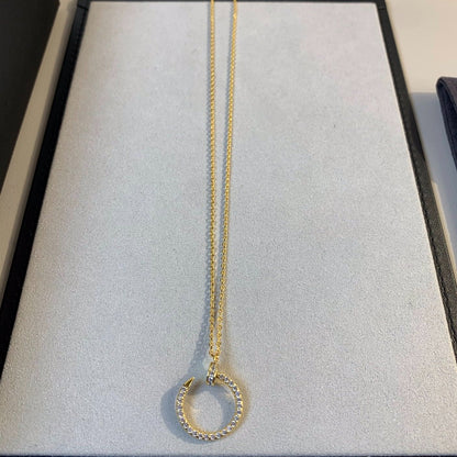 [Regal Jewels]JUSTE NECKLACE GOLD DIAMONDS