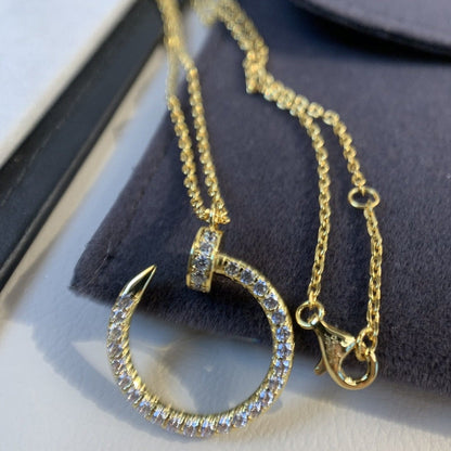 [Regal Jewels]JUSTE NECKLACE GOLD DIAMONDS