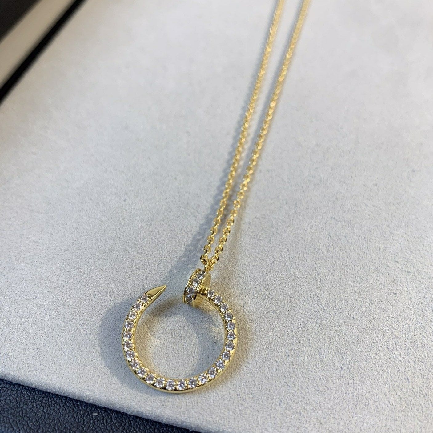[Regal Jewels]JUSTE NECKLACE GOLD DIAMONDS