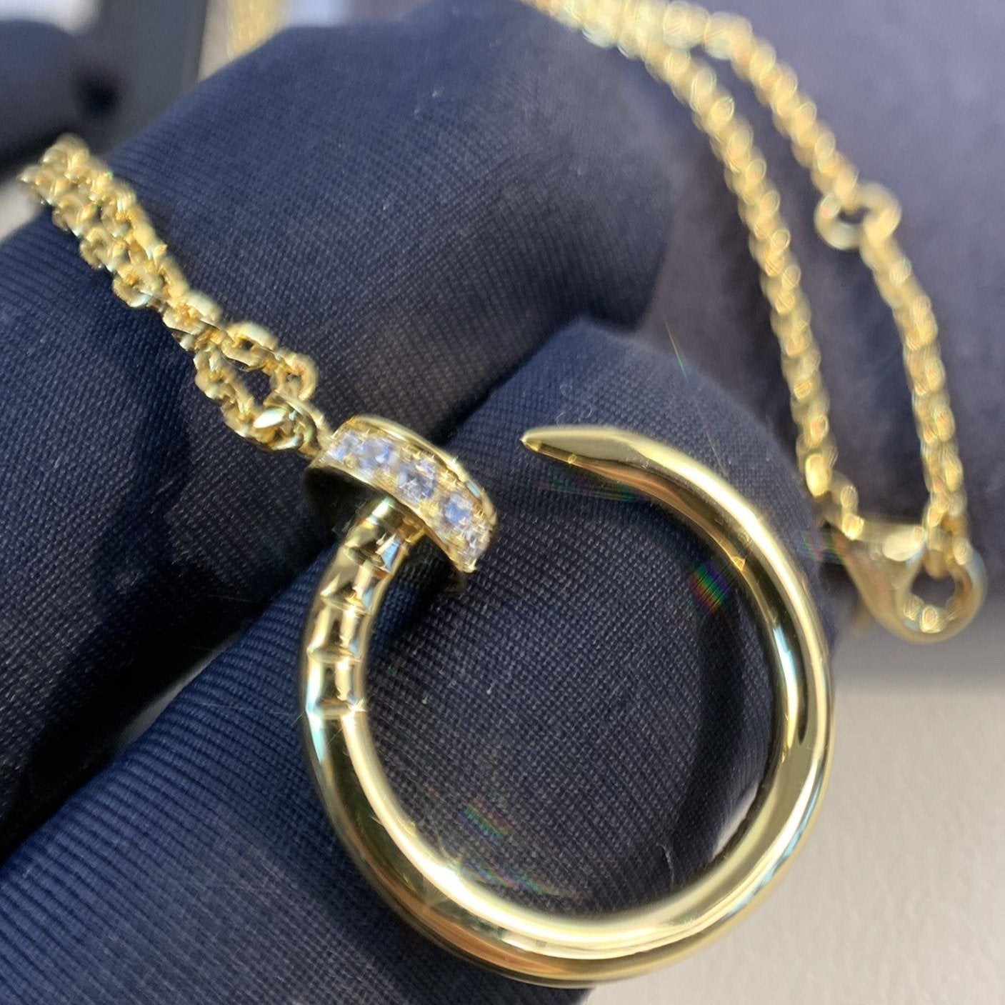 [Regal Jewels]JUSTE NECKLACE GOLD DIAMONDS