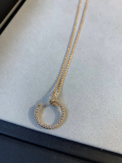 [Regal Jewels]JUSTE NECKLACE PINK GOLD DIAMONDS