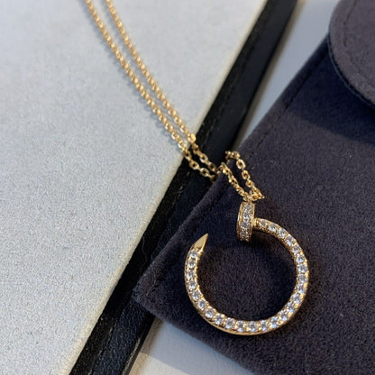 [Regal Jewels]JUSTE NECKLACE PINK GOLD DIAMONDS