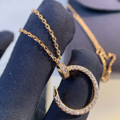 [Regal Jewels]JUSTE NECKLACE PINK GOLD DIAMONDS