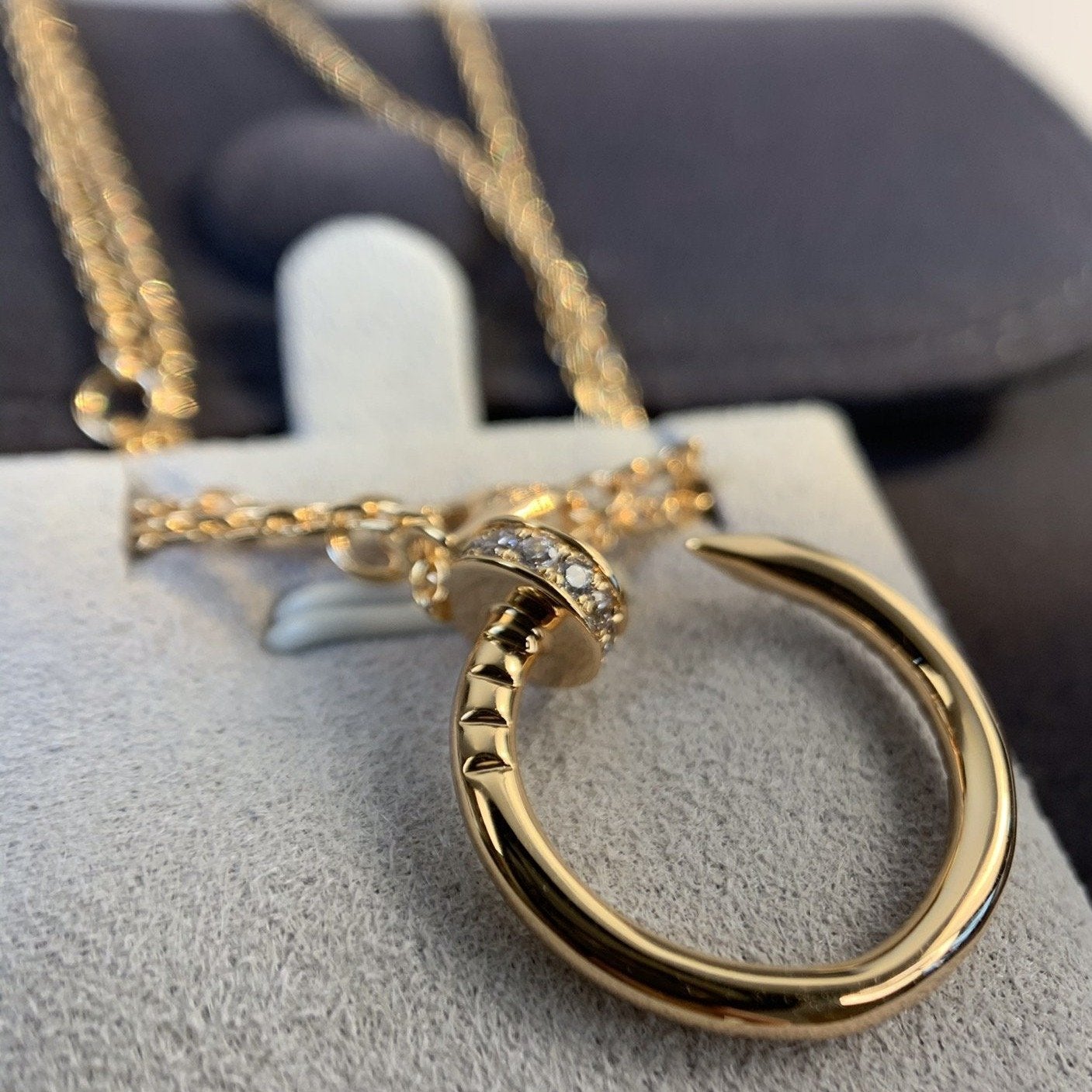 [Regal Jewels]JUSTE NECKLACE PINK GOLD DIAMONDS