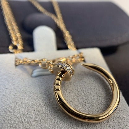 [Regal Jewels]JUSTE NECKLACE PINK GOLD DIAMONDS