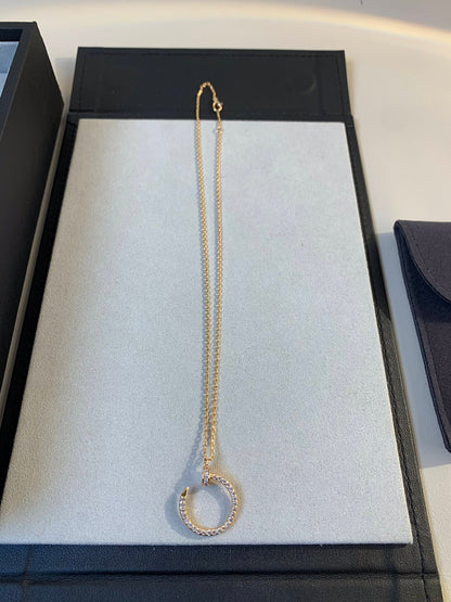 [Regal Jewels]JUSTE NECKLACE PINK GOLD DIAMONDS