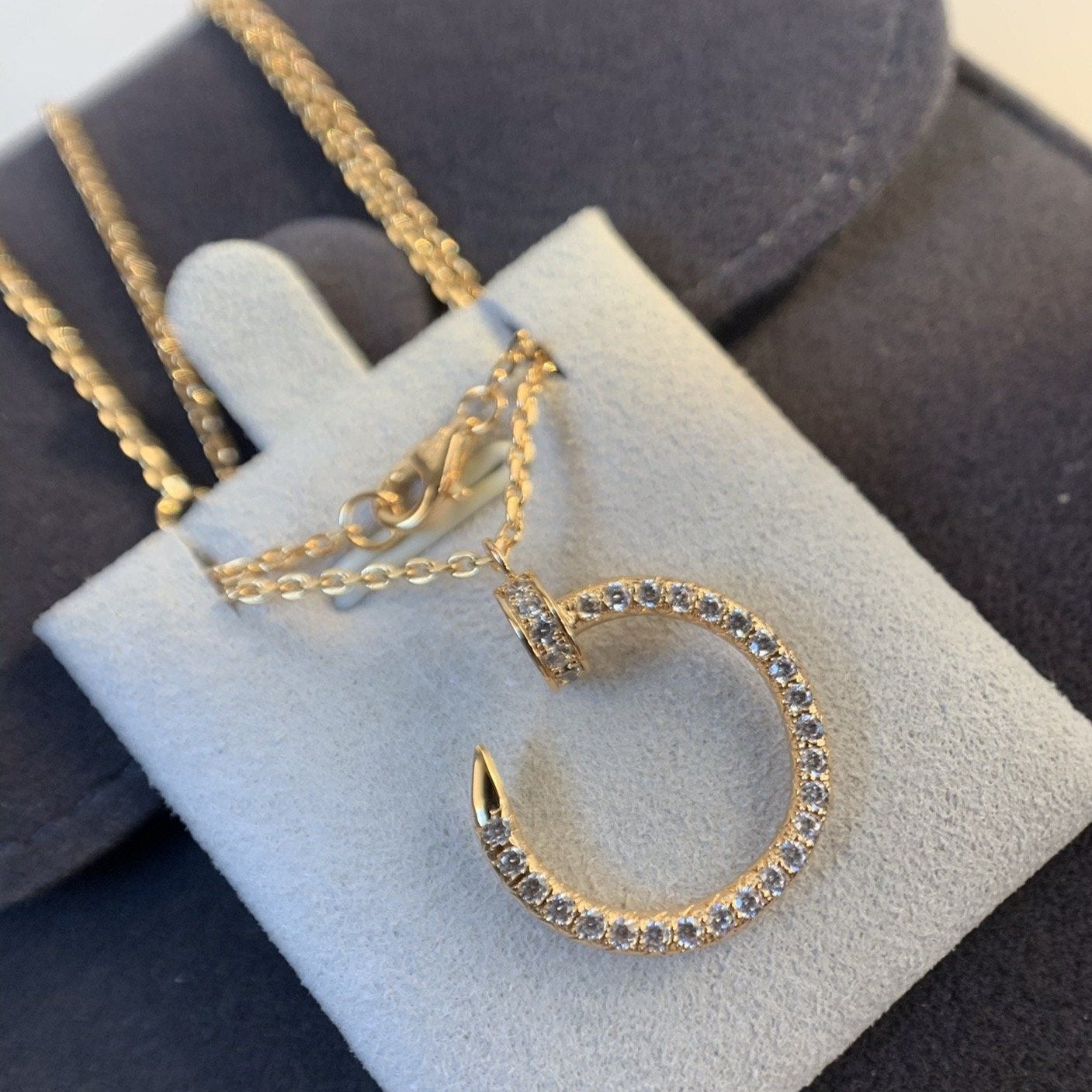 [Regal Jewels]JUSTE NECKLACE PINK GOLD DIAMONDS