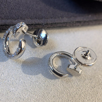 [Regal Jewels]JUSTE EARRINGS SILVER DIAMONDS