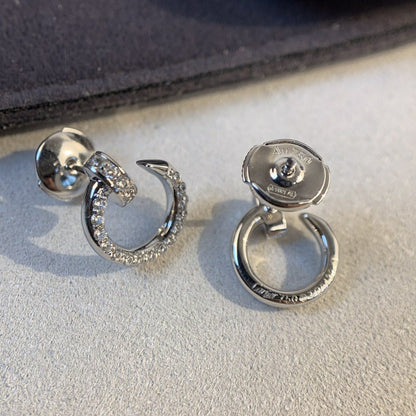 [Regal Jewels]JUSTE EARRINGS SILVER DIAMONDS