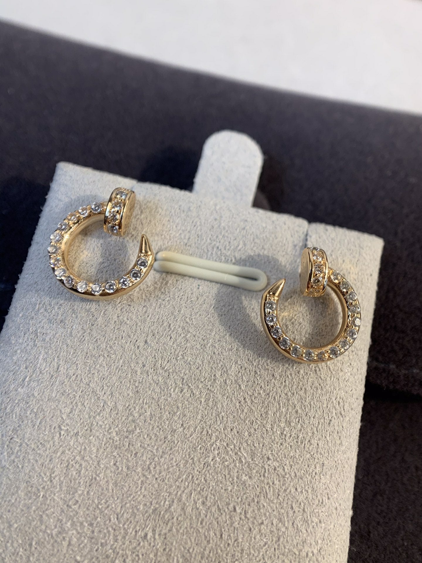 [Regal Jewels]JUSTE EARRINGS GOLD DIAMONDS