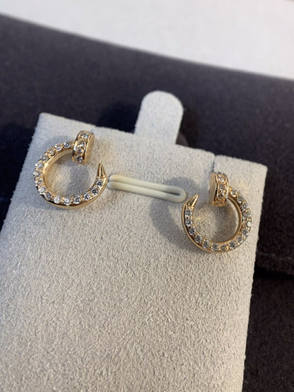 [Regal Jewels]JUSTE EARRINGS GOLD DIAMONDS