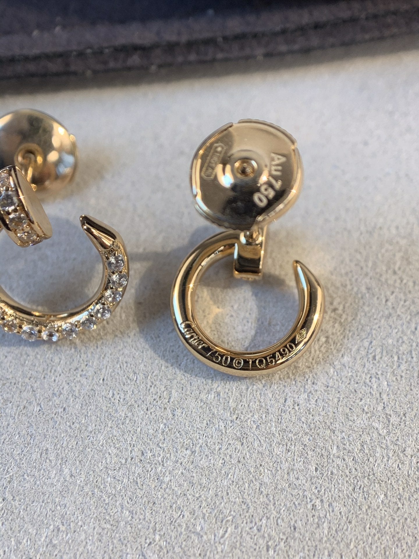 [Regal Jewels]JUSTE EARRINGS GOLD DIAMONDS