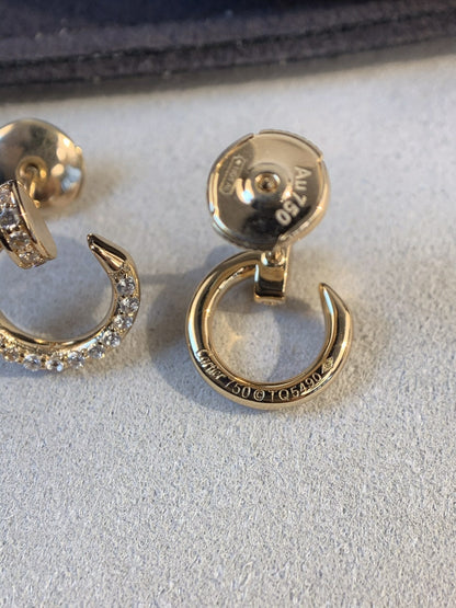 [Regal Jewels]JUSTE EARRINGS GOLD DIAMONDS