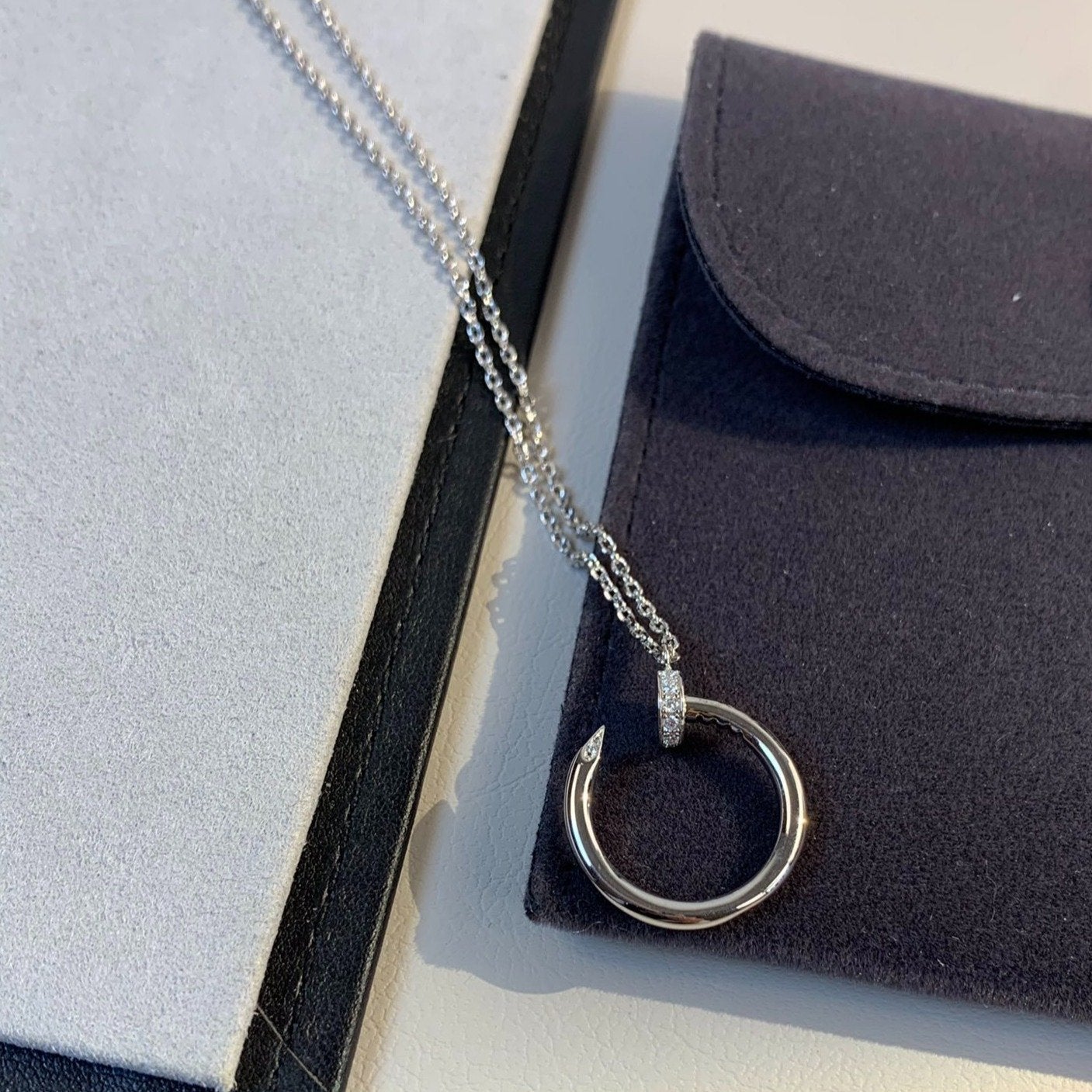 [Regal Jewels]JUSTE NECKLACE SILVER
