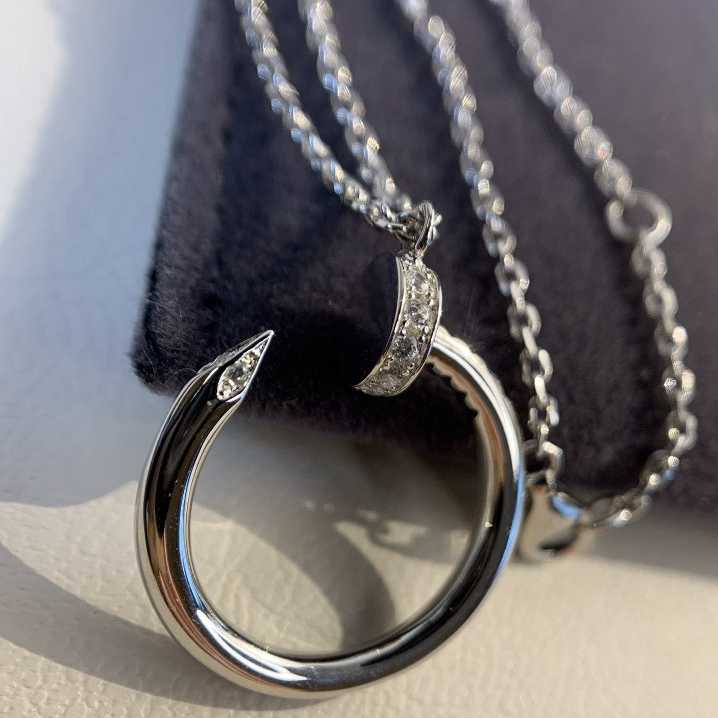 [Regal Jewels]JUSTE NECKLACE SILVER
